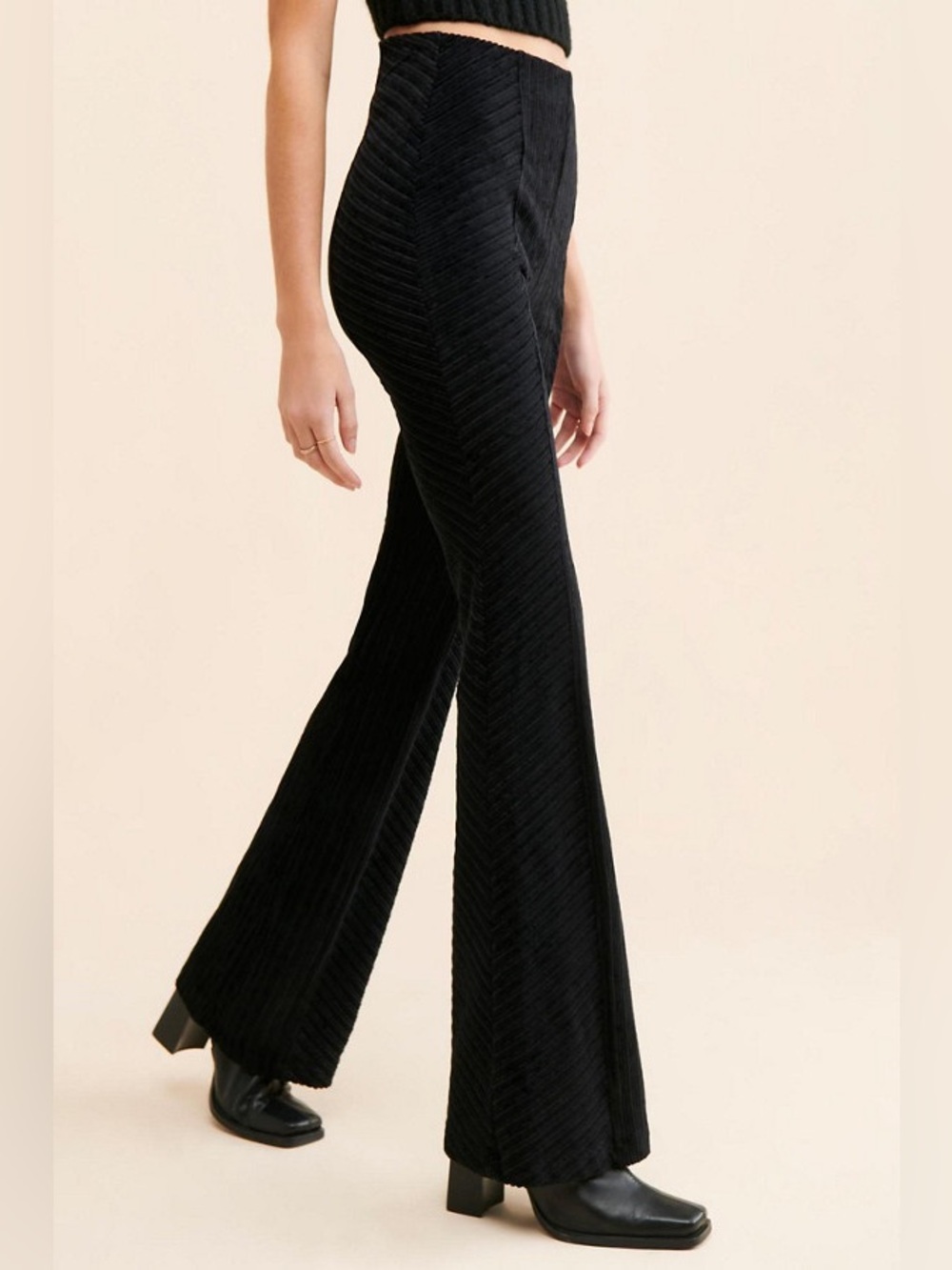Free People Penny Pull On Velvet Pants in XS